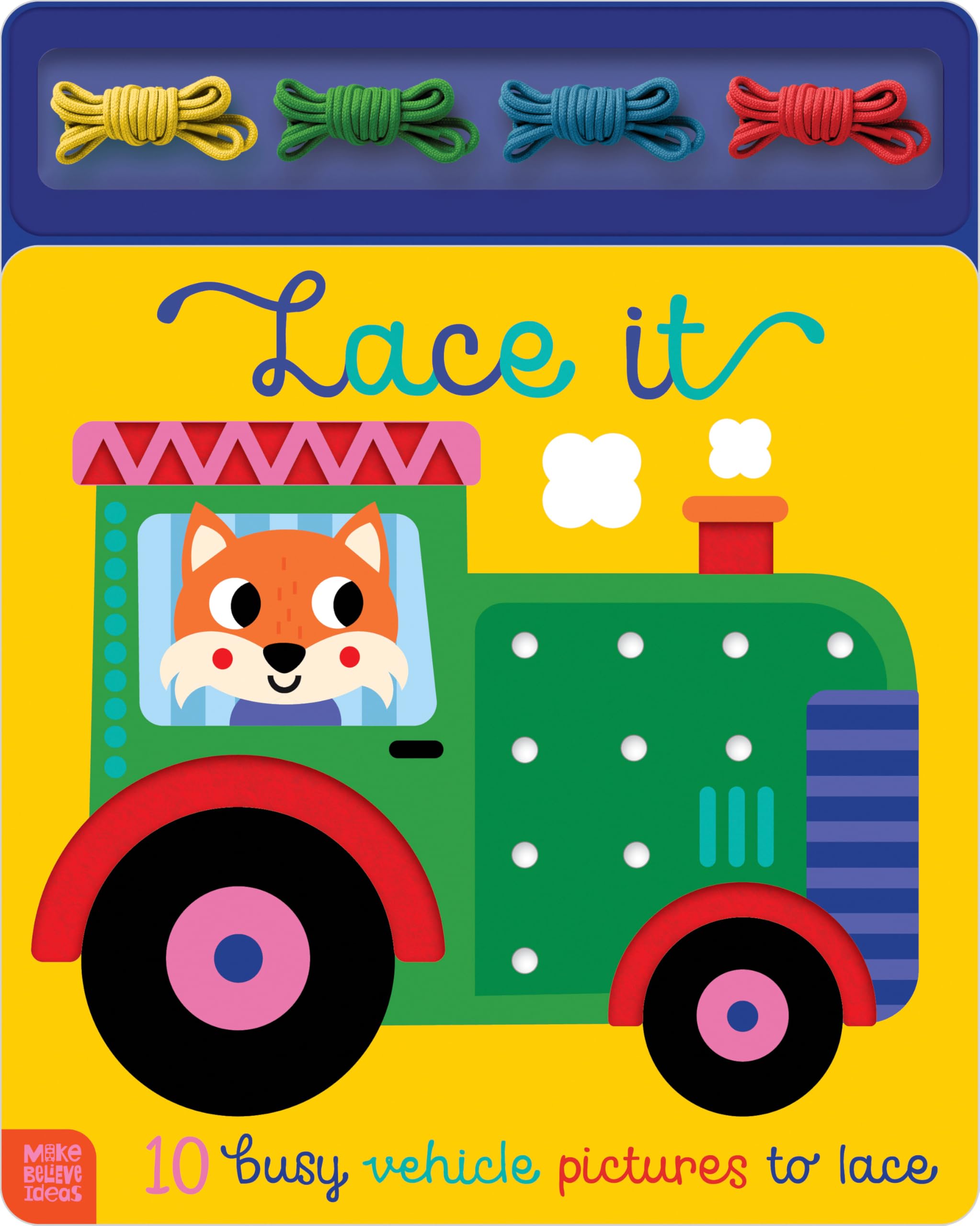 Front cover of the book 'Lace It' by Make Believe Ideas.