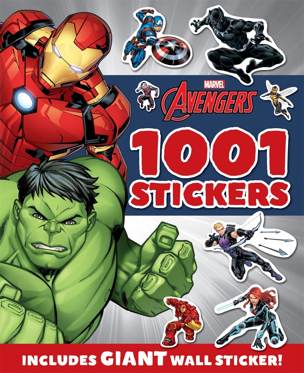 Front cover of the book 'Marvel Avengers : 1001 Stickers (1001 Stickers Marvel)' by Marvel.