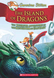 Front cover of the book 'Geronimo Stilton And The Kingdom Of Fantasy #12: Island Of Dragons' by Geronimo Stilton.