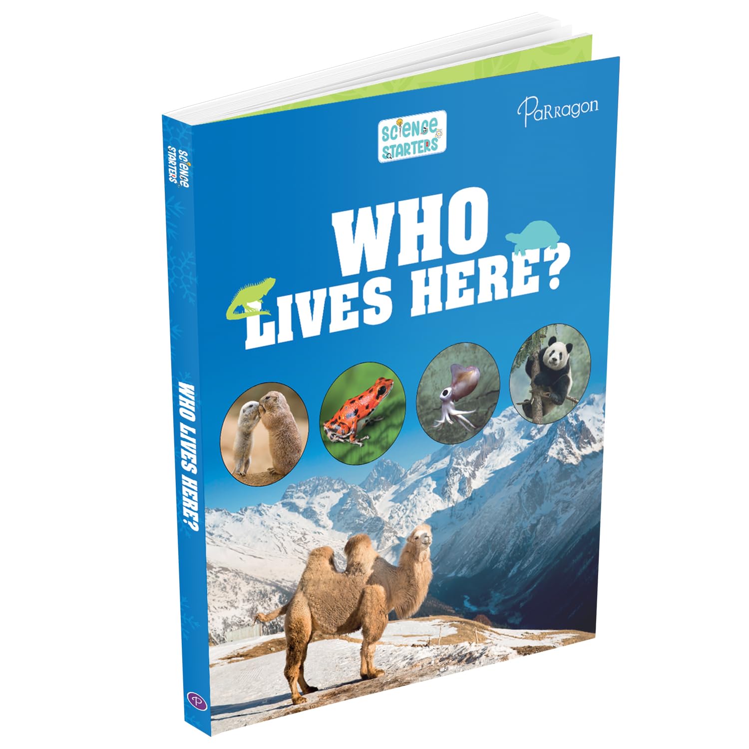 Front cover of the book 'Who Lives Here?' by Parragon.