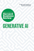 Front cover of the book 'Generative AI: The Insights You Need from Harvard Business Review (HBR Insights Series)' by Review, Harvard Business.