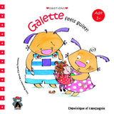 Front cover of the book 'Galette Feels Guilty!' by Lina Rousseau.