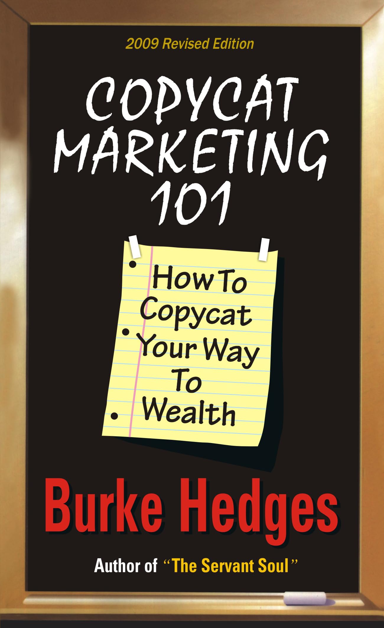 Front cover of the book 'COPYCAT MARKETING 101' by Burke Hedges.