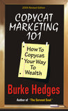 Front cover of the book 'COPYCAT MARKETING 101' by Burke Hedges.