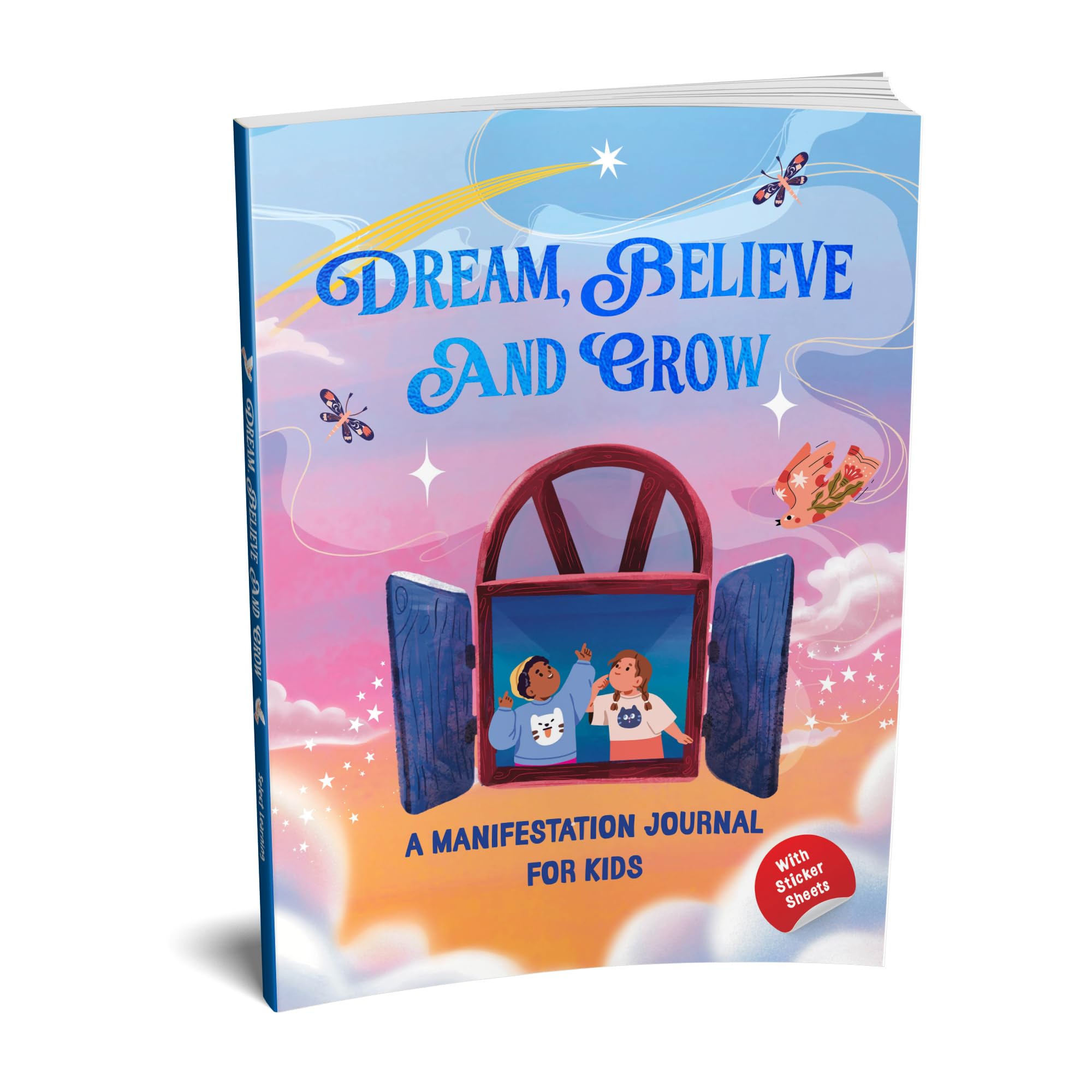 Front cover of the book 'Manifestation Journal for Kids: A Fun & Guided Journal to Dream Big, Practice Gratitude & Build Positive Thinking | Jour' by Penguin Books.