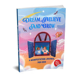 Front cover of the book 'Manifestation Journal for Kids: A Fun & Guided Journal to Dream Big, Practice Gratitude & Build Positive Thinking | Jour' by Penguin Books.