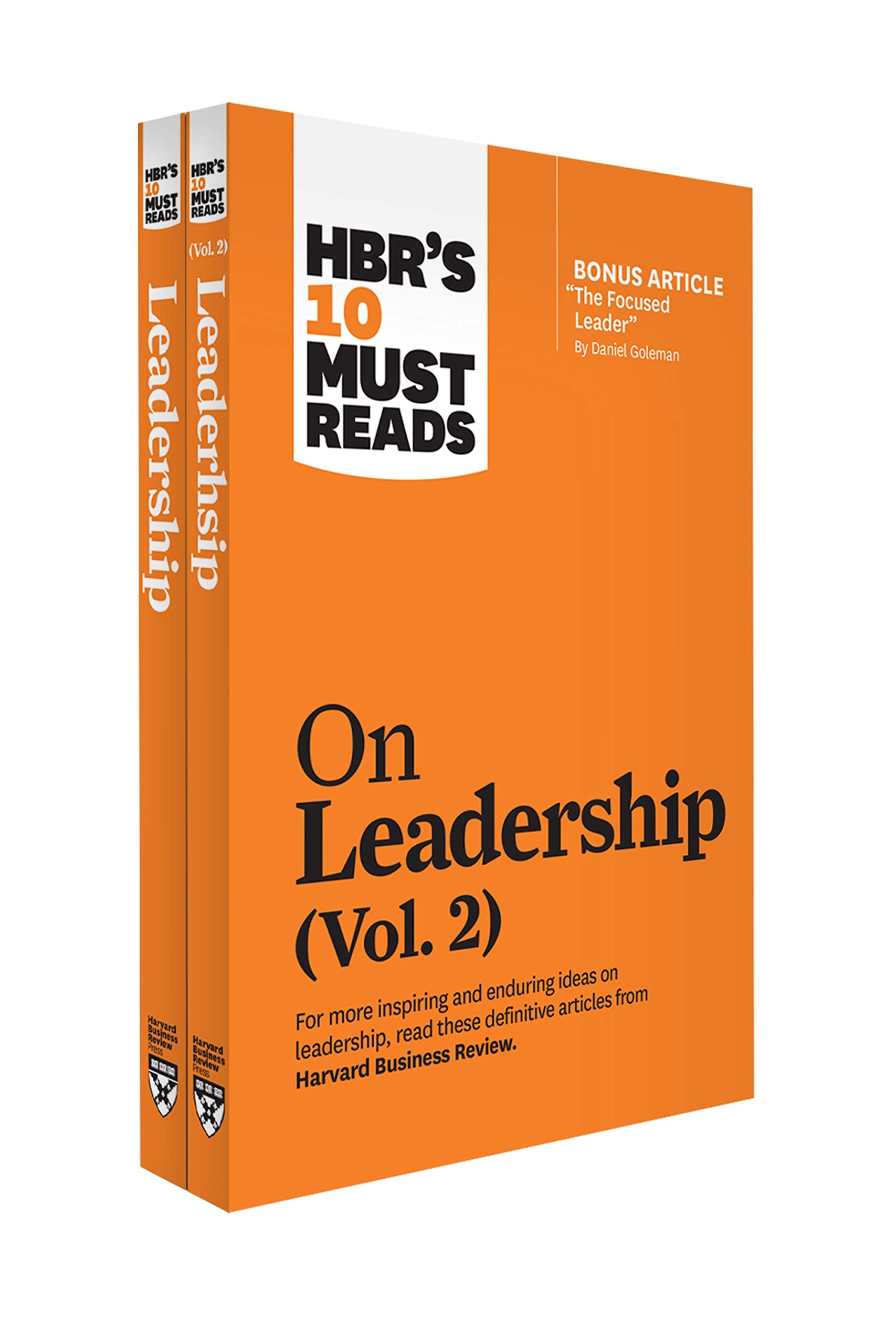 Front cover of the book 'HBR's 10 Must Reads on Leadership 2-Volume Collection' by Review, Harvard Business.