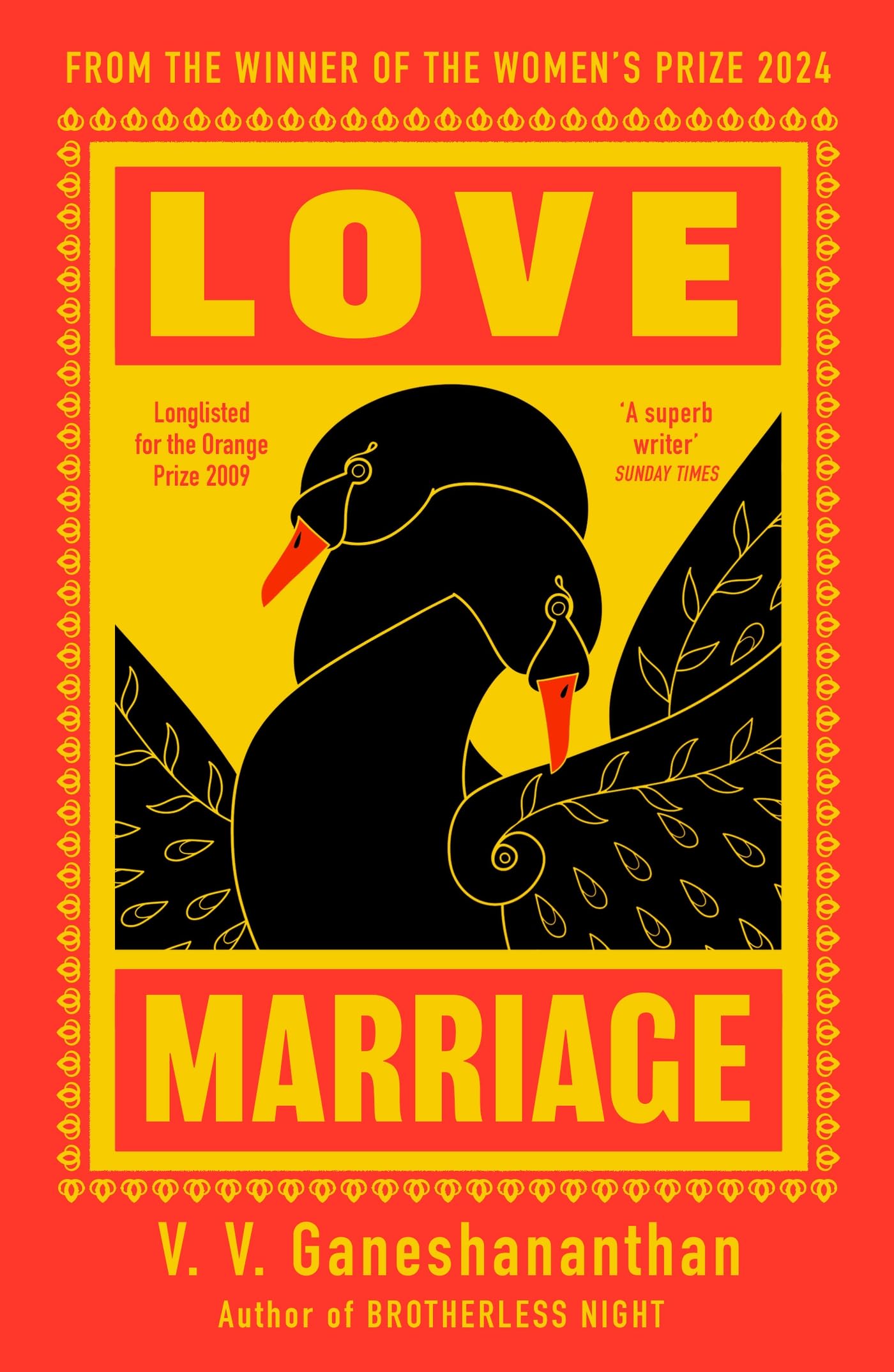 Front cover of the book 'WN Love Marriage.' by V. V. Ganeshananthan.
