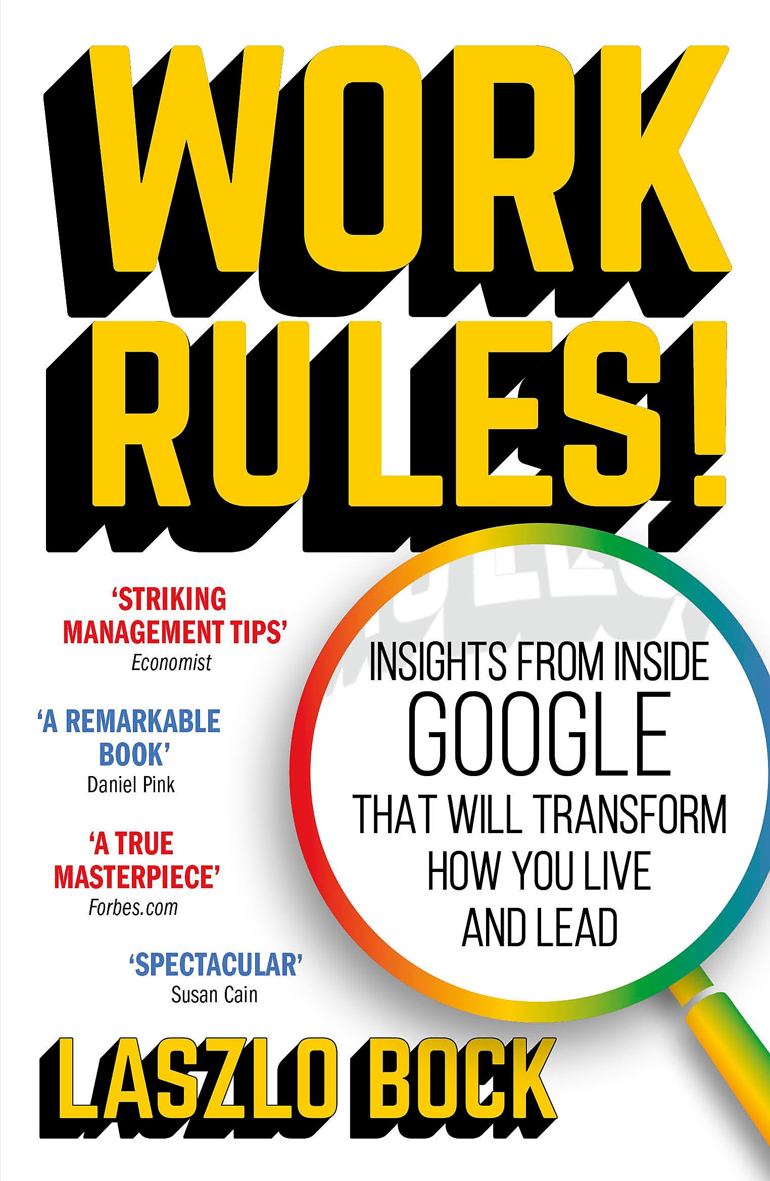 Front cover of the book 'Work Rules' by Bock, Laszlo.