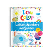 Front cover of the book 'I Can Color: Letters, Numbers and Shapes' by Penguin.