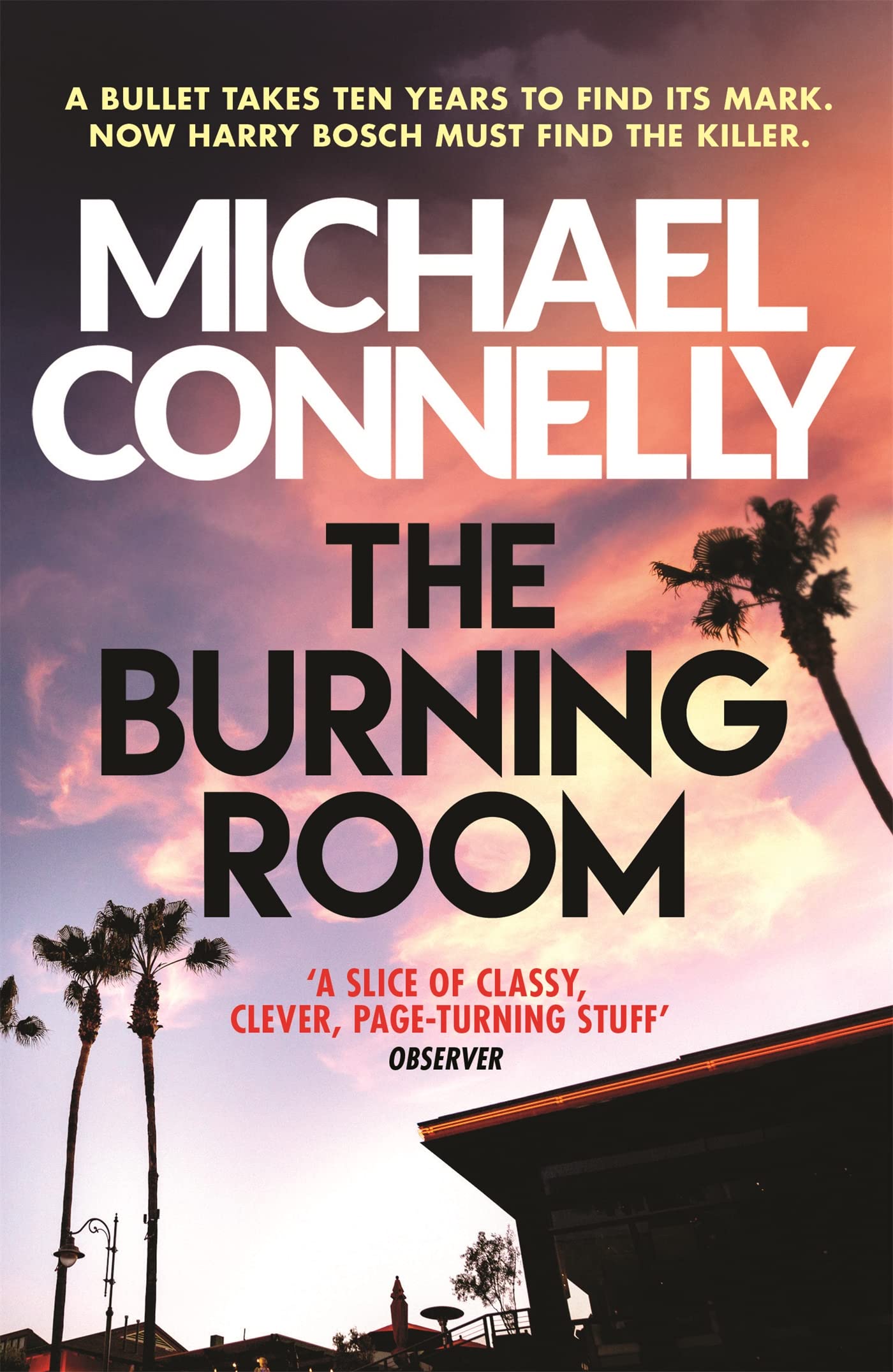 Front cover of the book 'The Burning Room' by Michael Connelly.