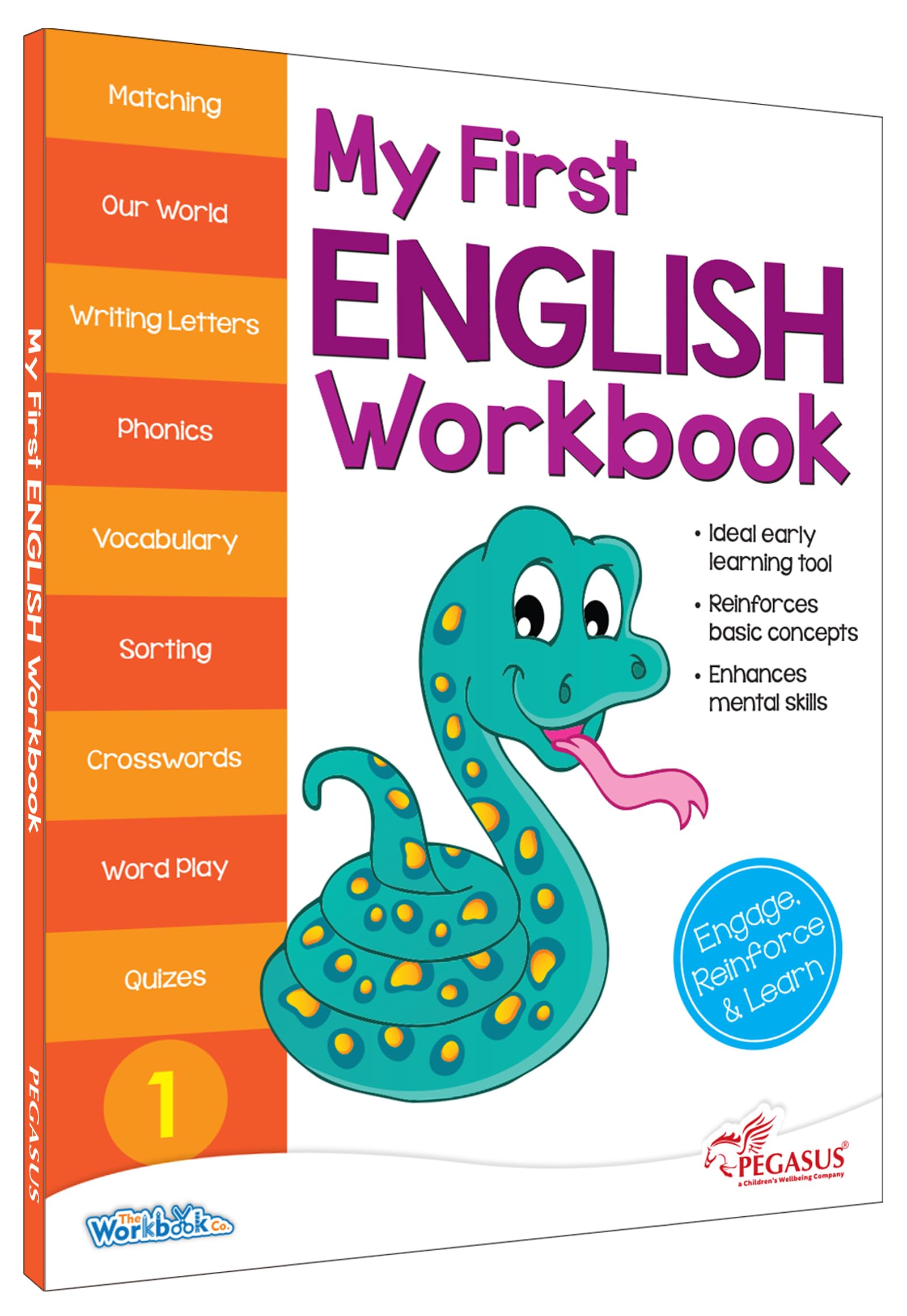 Front cover of the book 'My First English Workbook' by Na.