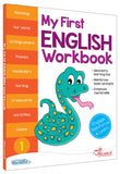 Front cover of the book 'My First English Workbook' by Na.
