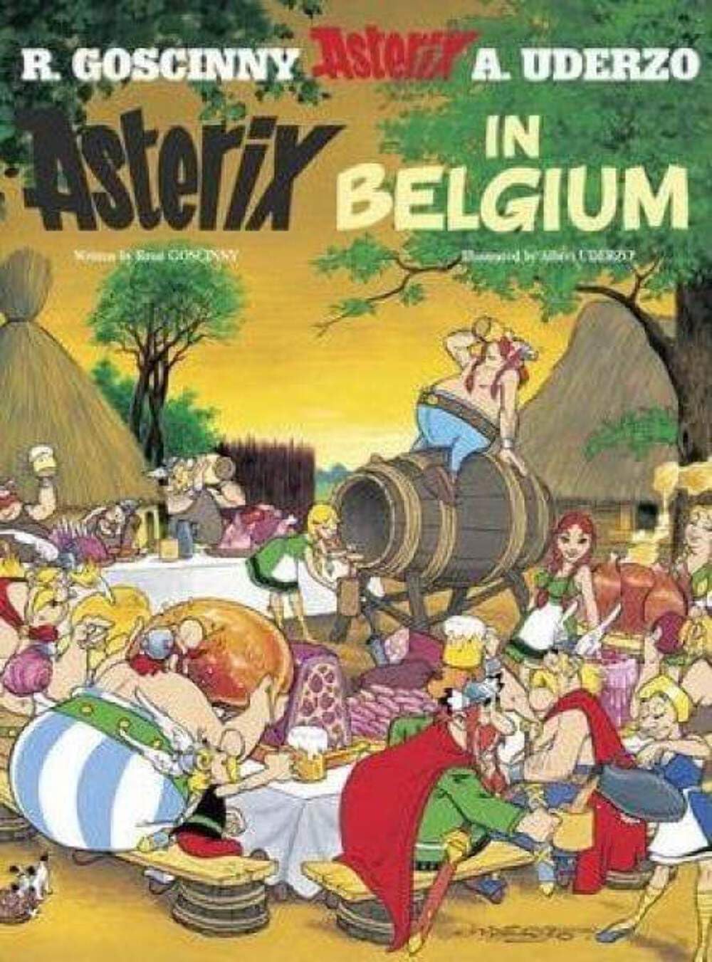 Front cover of the book 'Asterix In Belgium 24' by Goscinny Rene.