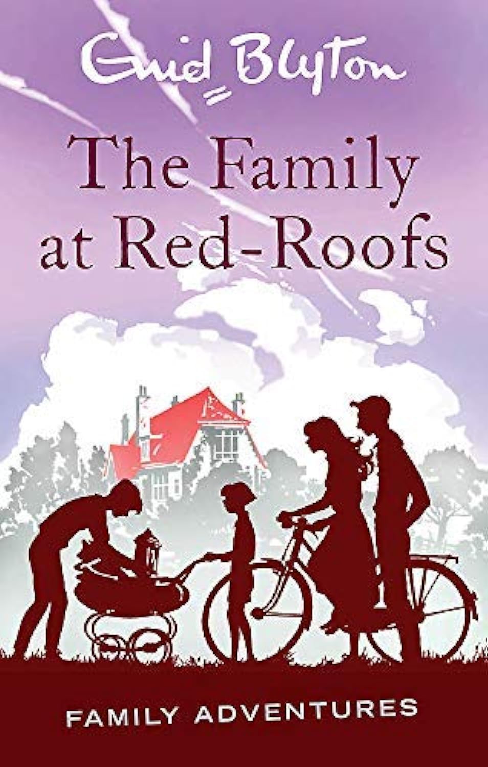 Front cover of the book 'The Family at Red-Roofs' by Enid Blyton.