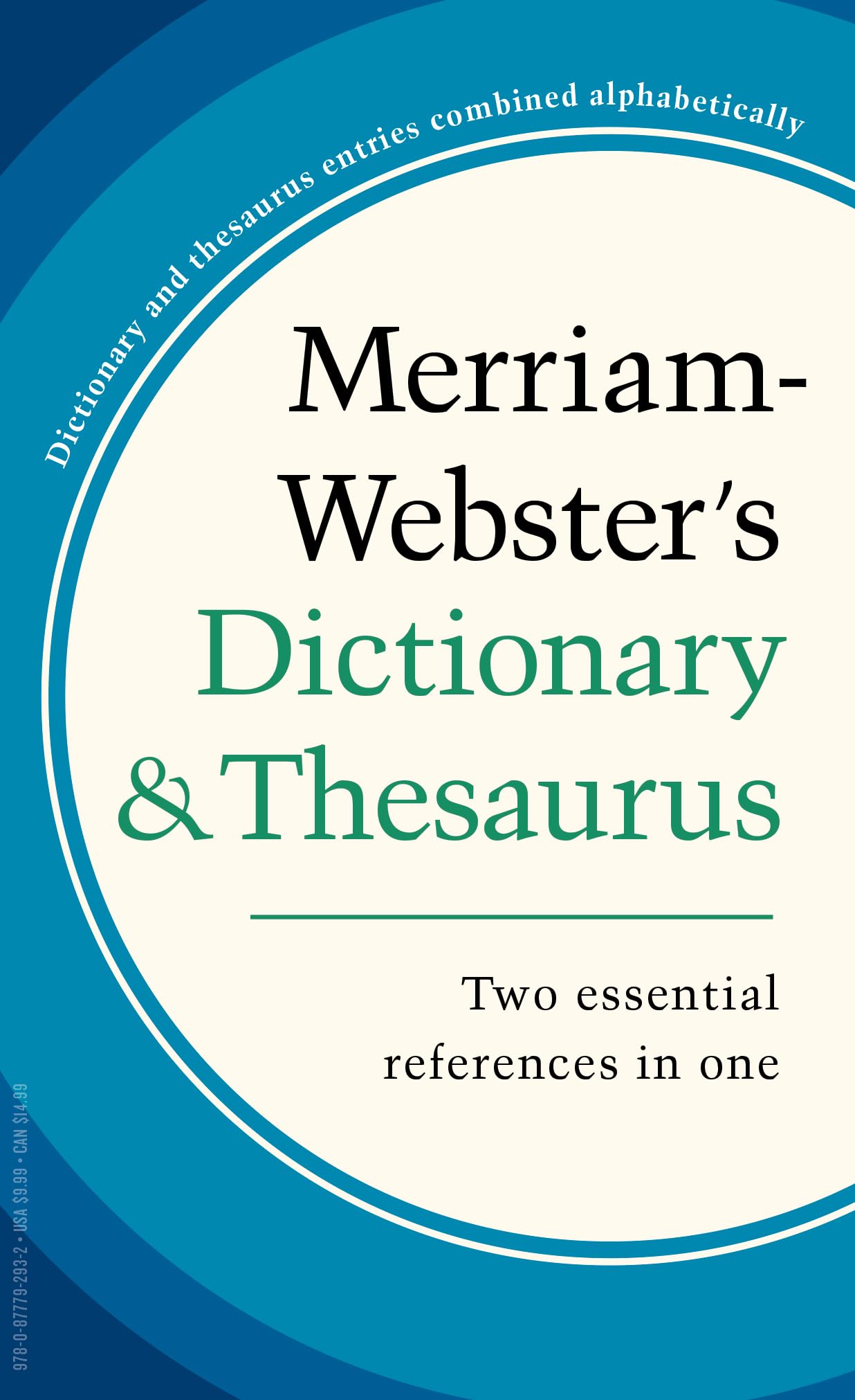 Front cover of the Paperback book 'Merriam-Webster's Dictionary & Thesaurus - Revised & Updated - Mass-Market Paperback' by Merriam-Webster.