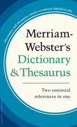 Front cover of the Paperback book 'Merriam-Webster's Dictionary & Thesaurus - Revised & Updated - Mass-Market Paperback' by Merriam-Webster.