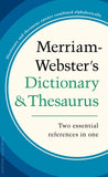 Front cover of the Paperback book 'Merriam-Webster's Dictionary & Thesaurus - Revised & Updated - Mass-Market Paperback' by Merriam-Webster.