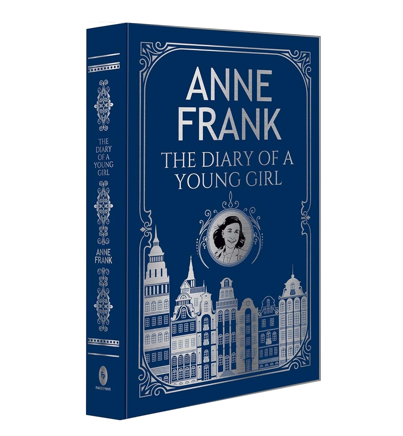 Front cover of the book 'The Diary of A Young Girl (Deluxe Hardbound Edition)' by Goldsmith, Marshall & Reiter, Mark.