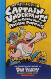 Front cover of the Paperback book 'Captain Underpants And The Perilous Plot Of Professor Poopypants (Colour Edition) Dav Pilkey' by Dav Pilkey.