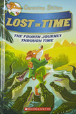 Front cover of the book 'The Fourth Journey through time: Lost In Time' by Geronimo Stilton.