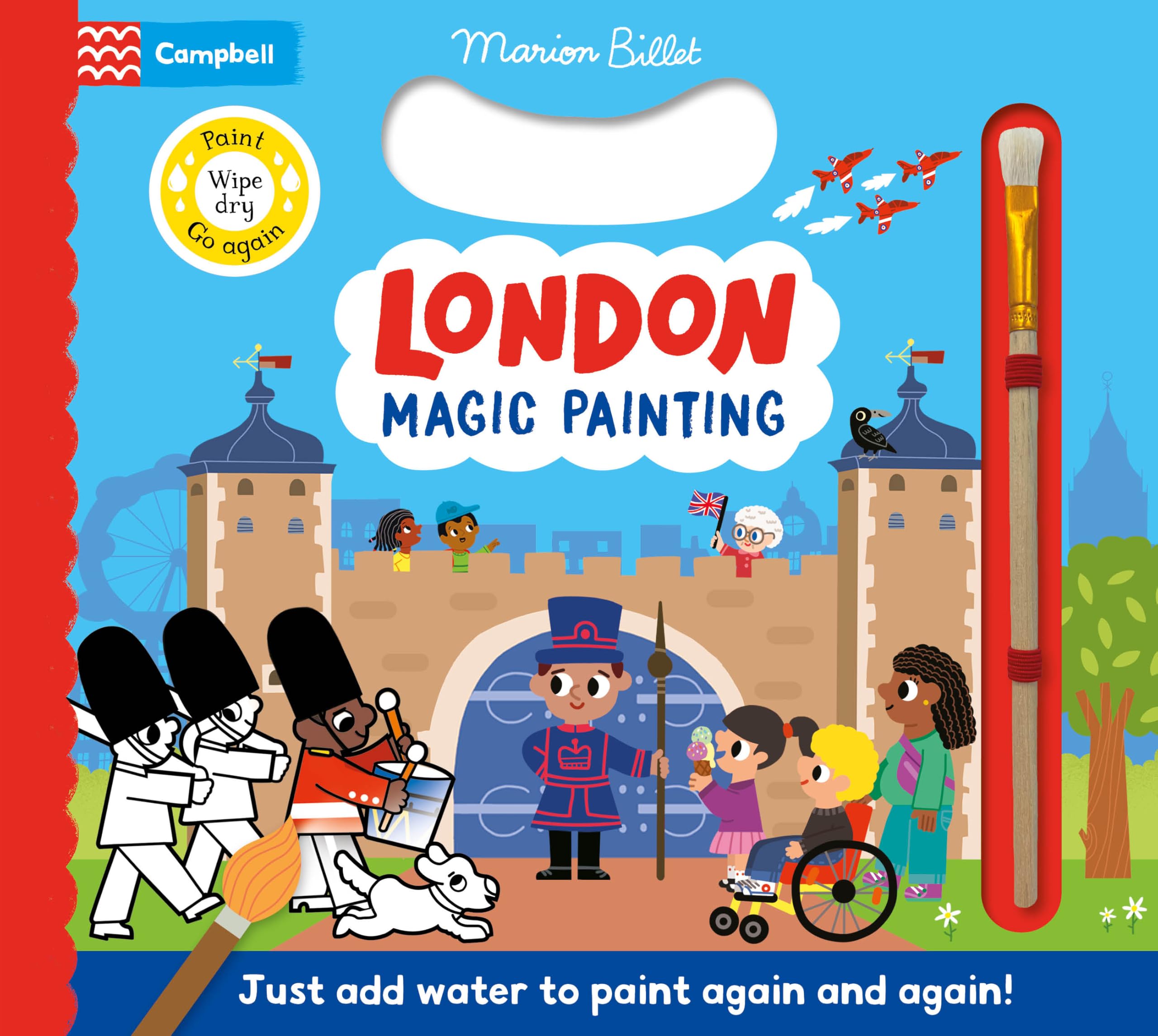 Front cover of the book 'Campbell Books London Magic Painting.' by Campbell Books.