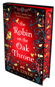 Front cover of the book 'The Robin on the Oak Throne' by K.A. Linde.