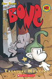 Front cover of the book 'Bone Graphic Novel #8: Treasure Hunters (Graphix)' by Jeff Smith.