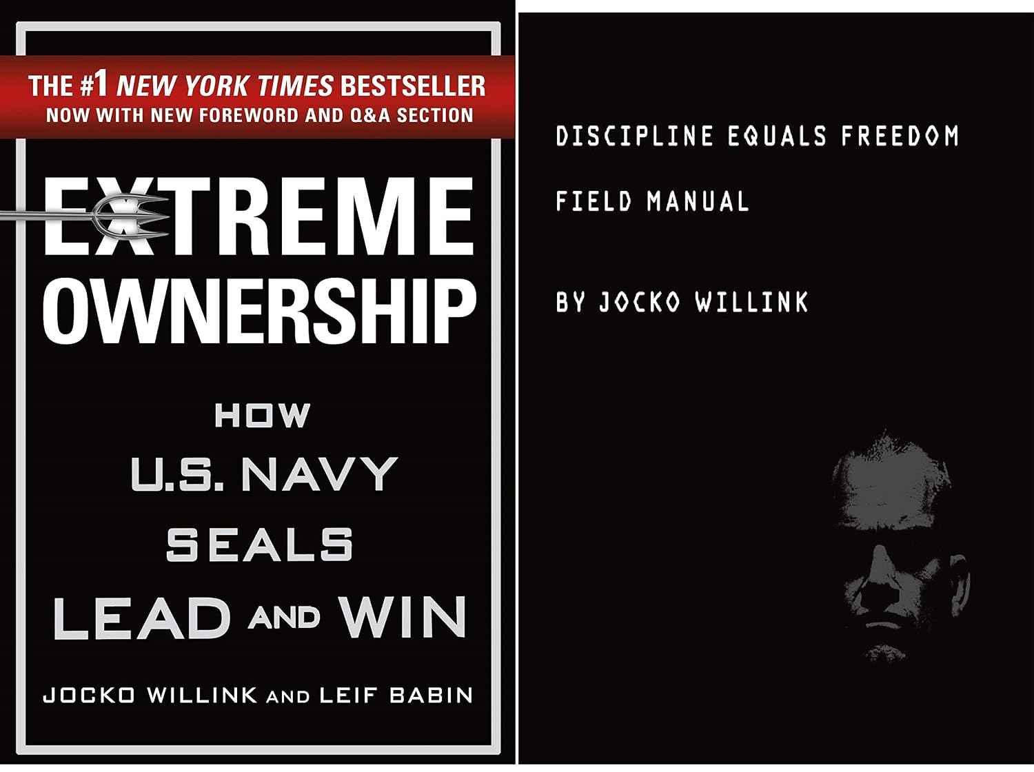 Byjocko Willink Extreme Ownership & Discipline Equals Freedom 2 Books Set By Jocko Willink Paperback NYBooksHub