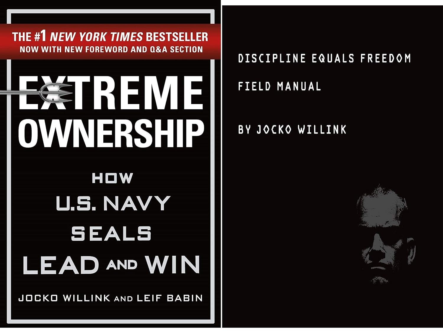 Byjocko Willink Extreme Ownership & Discipline Equals Freedom 2 Books Set By Jocko Willink Paperback
