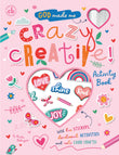 Front cover of the book 'Authentic Media God Made Me Crazy Creative! Activity Book.' by Make Believe Ideas.