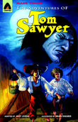 Front cover of the book 'The Adventures of Tom Sawyer: A Novel (Campfire Graphic Novels)' by Mark Twain.