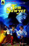 Front cover of the book 'The Adventures of Tom Sawyer: A Novel (Campfire Graphic Novels)' by Mark Twain.