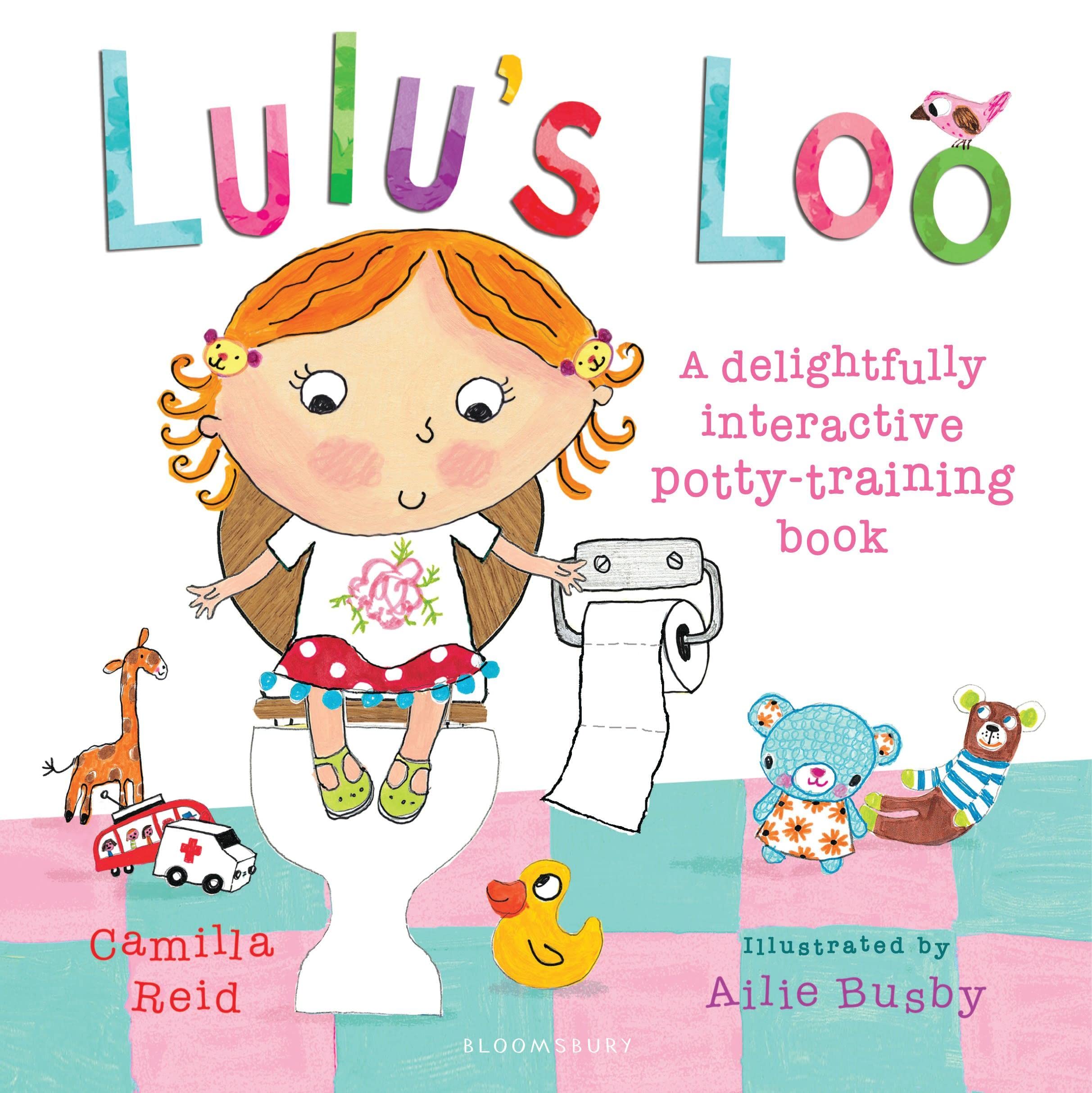 Front cover of the book 'Lulus Loo' by Camilla Reid.