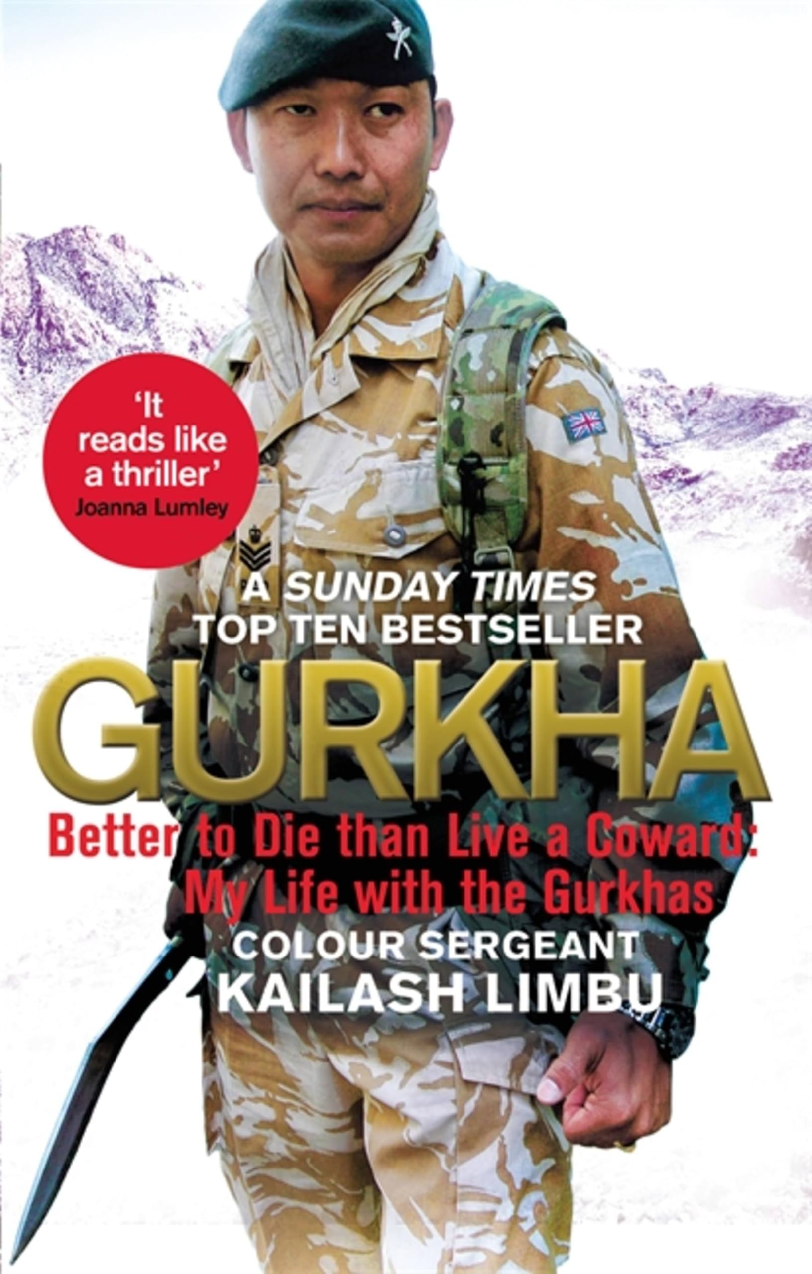 Front cover of the book 'Gurkha' by Kailash Limbu.
