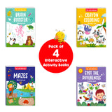 Front cover of the book 'Fun with Activities Pack (4 Books Pack): A set of 4 Fun and Interactive Activity Books for PreSchool Kids, Toddlers | |' by Penguin.