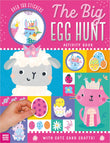 Front cover of the book 'The Big Egg Hunt Activity Book' by Amber Oliver.