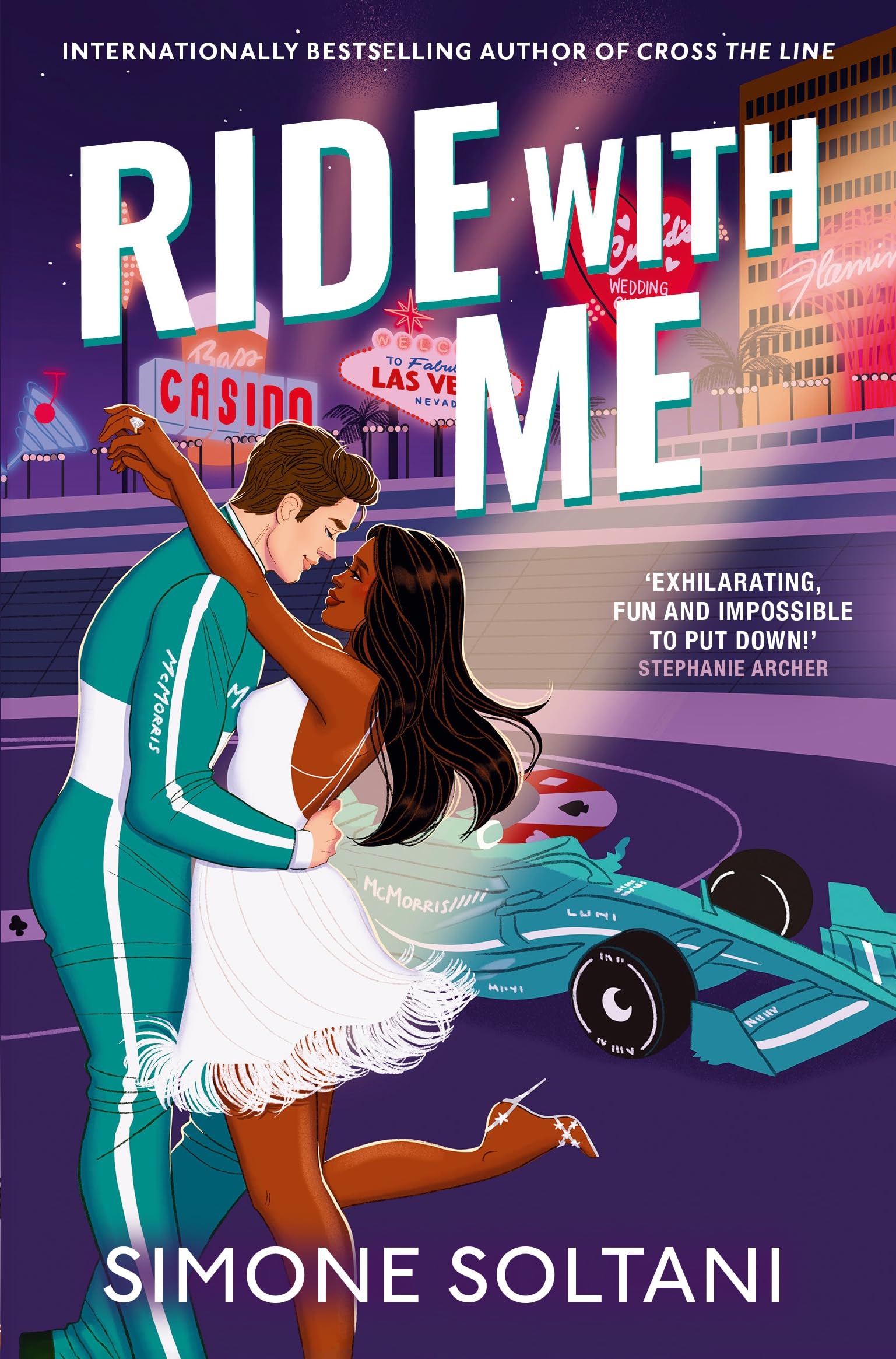 Front cover of the book 'Ride with Me' by Simone Soltani.
