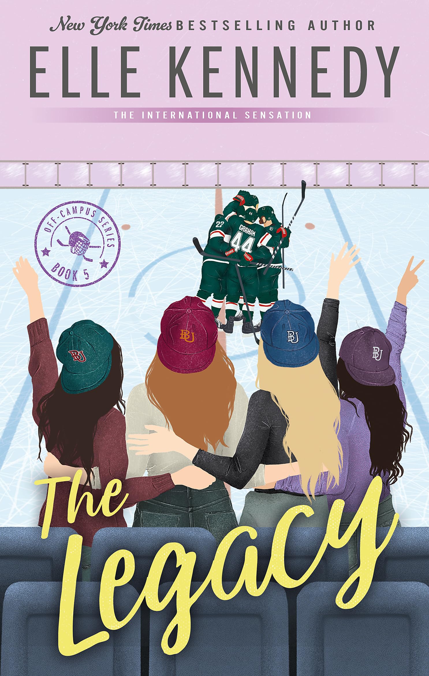 Front cover of the book 'Piatkus The Legacy The addictive sports romance from TikTok sensation and bestselling author, Elle Kennedy! (Off Campus' by Elle Kennedy.
