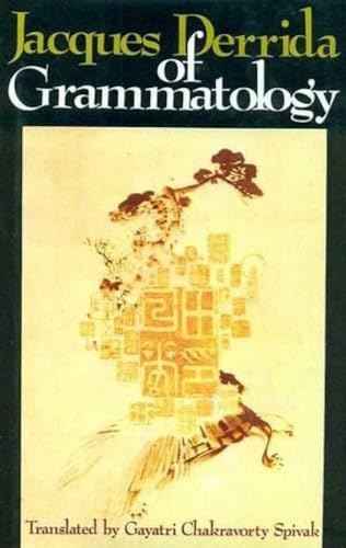 Jacques Derrida Of Grammatology | 9788120811874