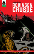 Front cover of the book 'Robinson Crusoe: The Graphic Novel (Campfire Graphic Novels)' by Defoe, Daniel.