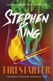 Front cover of the book 'Firestarter' by King.