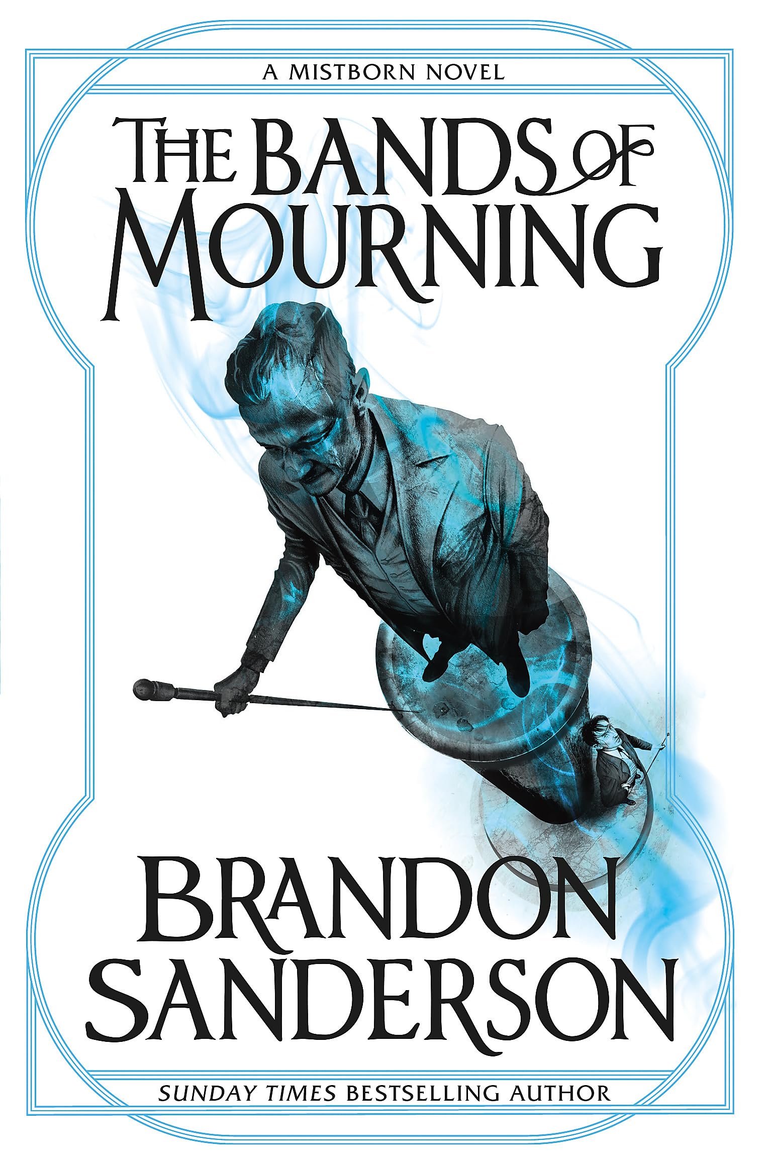 Front cover of the book 'Bands Of Mourning (International Edition)' by Brandon Sanderson.