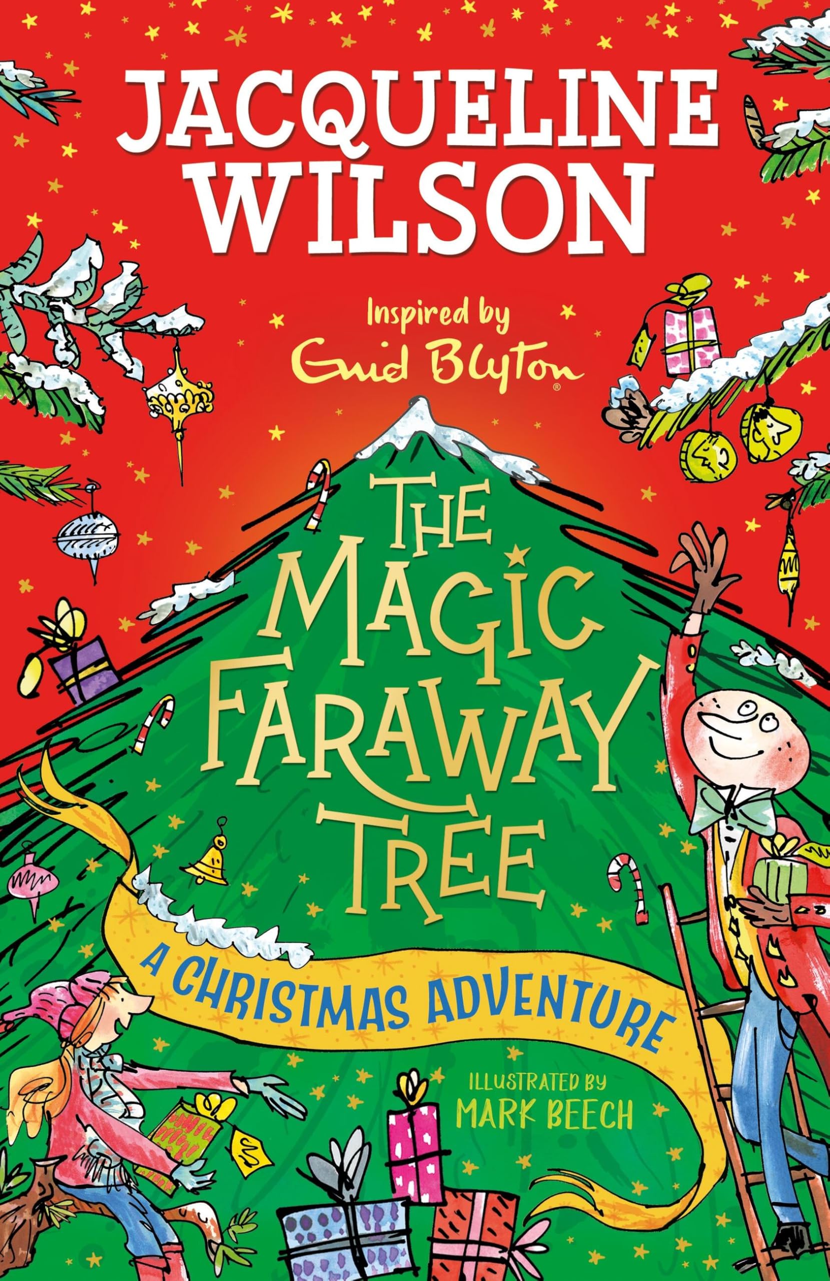 Front cover of the book 'The Magic Faraway Tree: A Christmas Adventure' by Jacqueline Wilson.