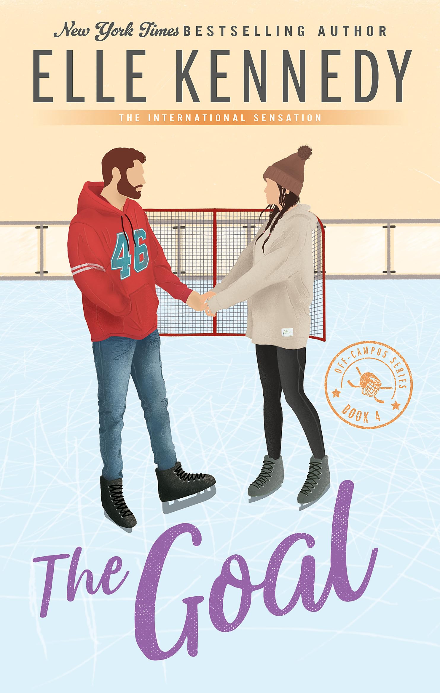 Front cover of the book 'The Goal: The addictive sports romance from TikTok sensation and bestselling author, Elle Kennedy! (Off Campus and Briar' by Elle Kennedy.