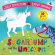 Front cover of the book 'Sugarlump and the Unicorn 10th Anniversary Edition' by Julia Donaldson, Lydia Monks.