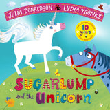 Front cover of the book 'Sugarlump and the Unicorn 10th Anniversary Edition' by Julia Donaldson, Lydia Monks.