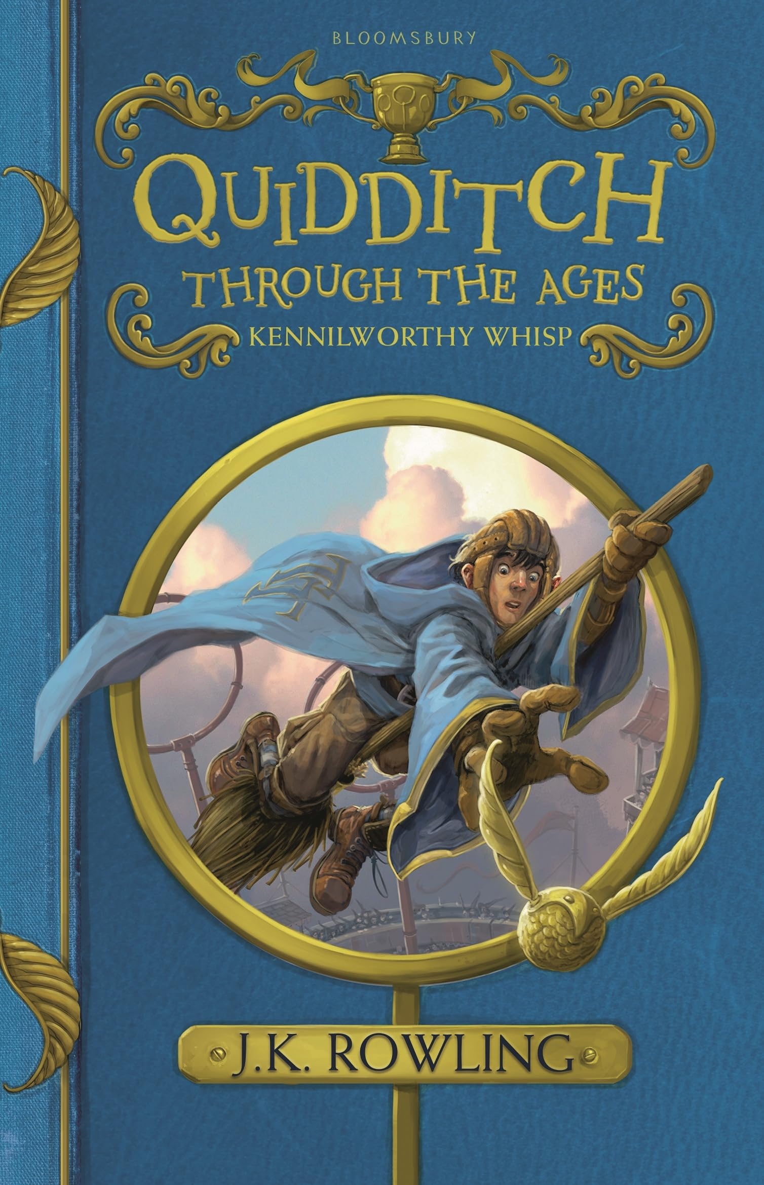 Front cover of the book 'Quidditch through the ages new edition' by J K Rowling.