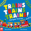Front cover of the book 'Trains Trains Trains! (Find Your Favorite)' by Donna David, Nina Pirhonen.
