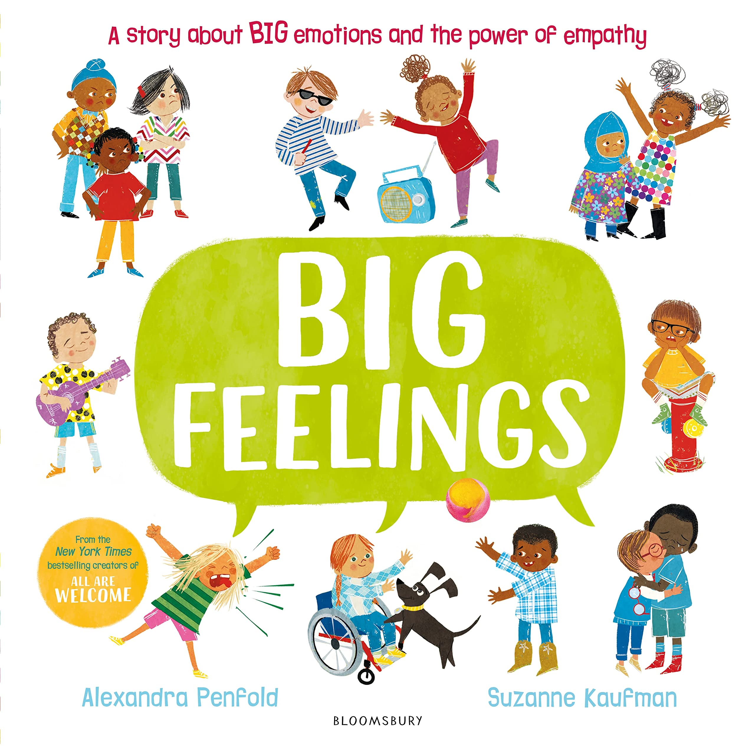 Front cover of the book 'Big Feelings: From the bestselling creators of All Are Welcome' by Alexandra Penfold.